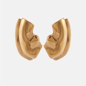 KHAITE Amato gold-plated earrings